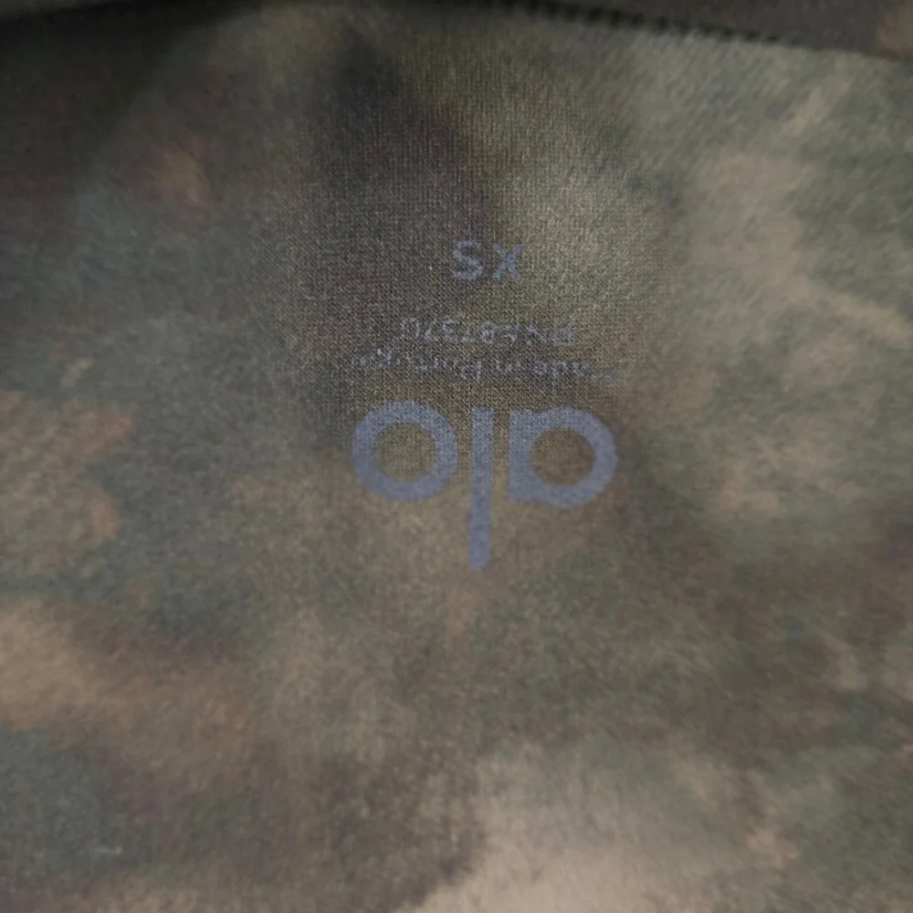 ALO Yoga Leggings Womens XS Grey Excellent Tie Dye High Waist Activewear‎